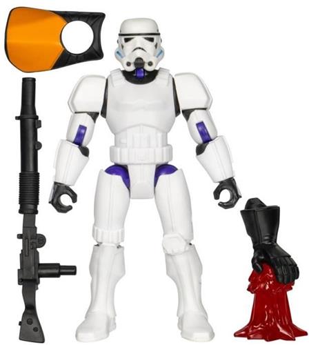 MixMashers Stormtrooper, 12 cm aanpasbaar beeldje om te mixen en matchen met accessoires, Star Wars, vanaf 4 jaar