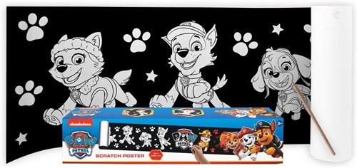Paw Patrol - Kras poster - Scratch Poster - knutselen - kinderen