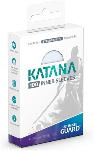 Katana Inner Sleeves Standard Size Transparant (100x)