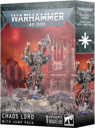 Warhammer 40K - Chaos Space Marines - Chaos Lord With Jump Pack (43-101)