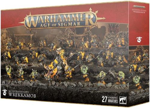 Warhammer Age of Sigmar - Ironjawz - Battleforce - Wrekkamob (89-86)