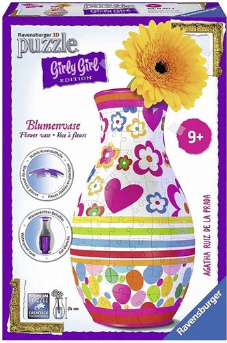 Ravensburger Girly Girl 3D puzzle: Bloemenvaas Agatha Ruiz de la Prada