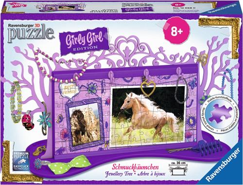 Ravensburger Girly Girl 3D puzzle: juwelenboom paarden