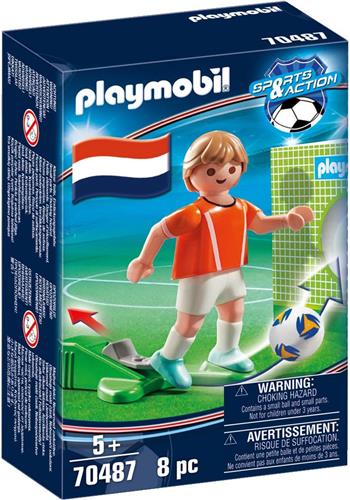 PLAYMOBIL Sports & Action Voetbalspeler Nederland - 70487