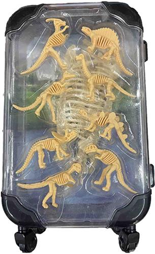 PIA Soft Toys - Dinosaurus skelet Kofferspeelset (Groot)