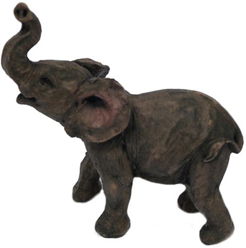 PIA Soft Toys - Olifant - 9.5 cm - Plastic