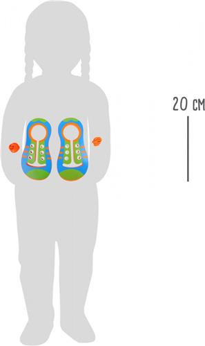 small foot - Wooden Lacing Shoes