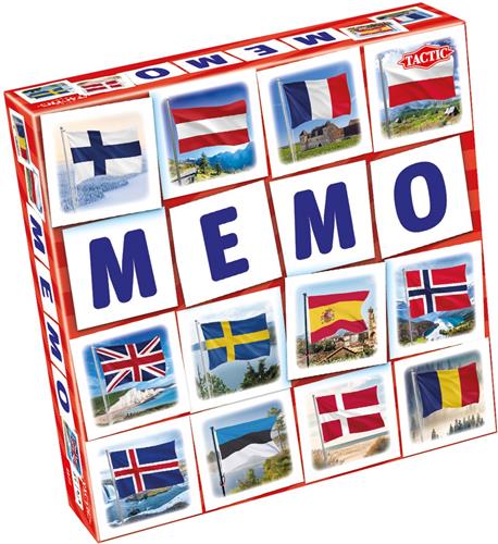 Tactic Memory - Kaartspel - Memo - Vlaggen