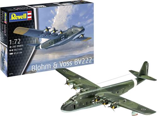 1:72 Revell 03792 Blohm & Voss BV 222 - Propeller Vliegtuig Plastic Modelbouwpakket