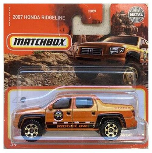 MATCHBOX 96-100 HONDA RIDGELININE 2007 BRONS/ORANGE (1:64)