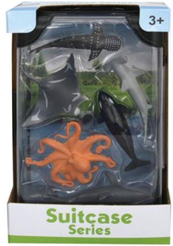 PIA Soft Toys - Zeedieren Kofferspeelset (Groot)