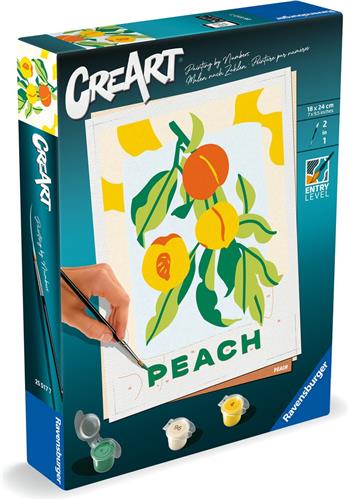 Ravensburger - CreArt - Peach - Schilderen op Nummer