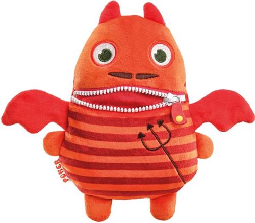 Zorgenvriendje Poker - Pluche Knuffel voor Babys & Kinderen - Ritsmond voor Zorgen & Angsten - Perfect voor Troost, Emotionele Steun & Veilig Slapen - Zacht, Knuffelbaar & Wasbaar - Slaapknuffel, Nachtvriendje & Cadeau voor Peuters & Kleuters!