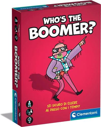Clementoni Who'S The Boomer? 40 min Bordspel Feest