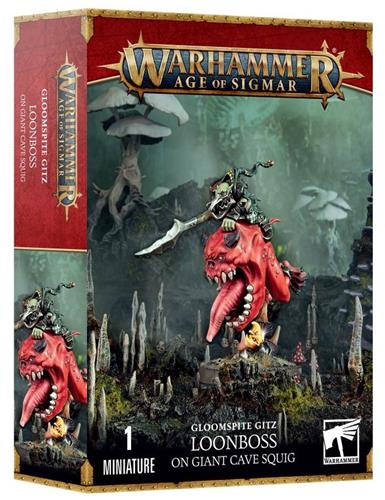 Gloomspite Gitz Loonboss on Giant Cave Squig