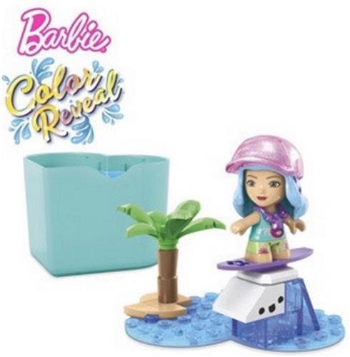 mega construx barbie - color reveal bouwset