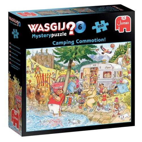 Jumbo: Wasgij? 6 - Mystery Puzzel - Camping Commotion - 950 stukjes - Legpuzzel