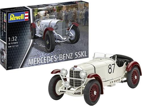 1:32 Revell 07737 Mercedes-Benz SSKL - Klassieke Auto Plastic Modelbouwpakket