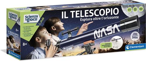Clementoni Science & Jeu laboratoire 8005125192977, Telescoop, Astronomie, 8 jaar, Zwart, Blauw