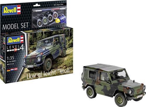 1:35 Revell 63277 Mercedes-Benz LKW gl leicht "Wolf" - Militaire Auto - Model Set Plastic Modelbouwpakket