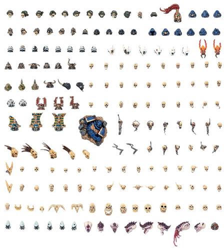 Warhammer 40.000 40k - Battlefield Trophies - 64-36