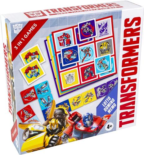 Tactic Transformers 3-in-1: Memo - Lotto - Domino | Games | bol