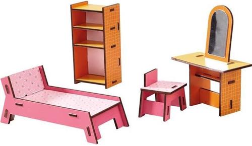 Speelgoed | Wooden Toys - Little Friends - Poppenhuismeubels Beautyhoek