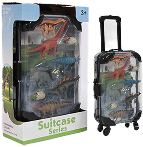 PIA Soft Toys - Dinosaurus Kofferspeelset (Groot)