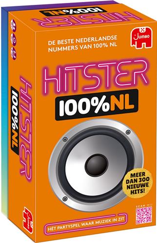 Jumbo - Hitster 100% NL- Nederlandstalig Partyspel - Actiespel