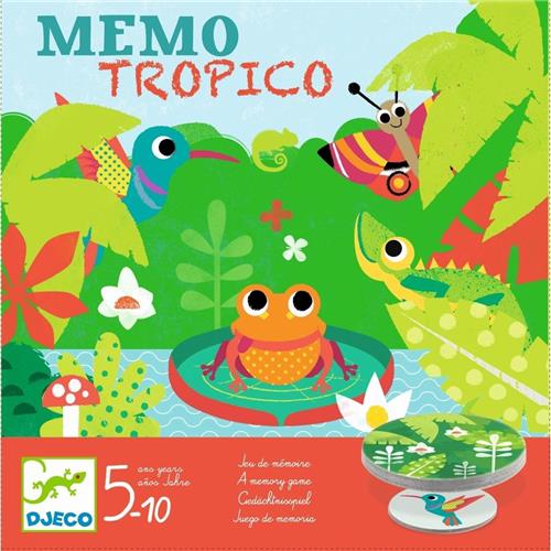 DJECO DJ08444 bordspel Memo Tropico