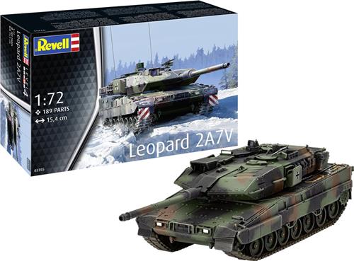 1:72 Revell 03355 Leopard 2A7V - Tank Plastic Modelbouwpakket
