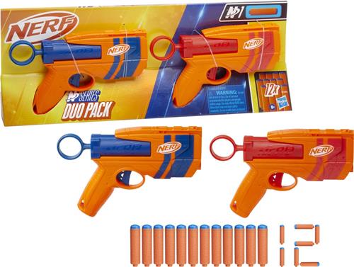 Nerf N Series-duopack Speelgoedblasters inclusief 12 N1-darts