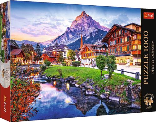 Trefl Trefl 1000 Premium Plus - Photo Odyssey: Alpine village, Switzerland_FSC Mix 70%.