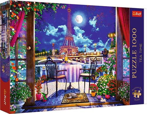 Trefl Trefl 1000 Premium Plus - Tea Time: Parisian Moonlight_FSC Mix 70%.