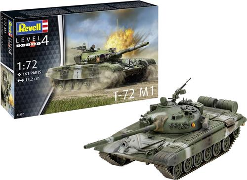 1:72 Revell 03357 T-72 M1 Tank Plastic Modelbouwpakket