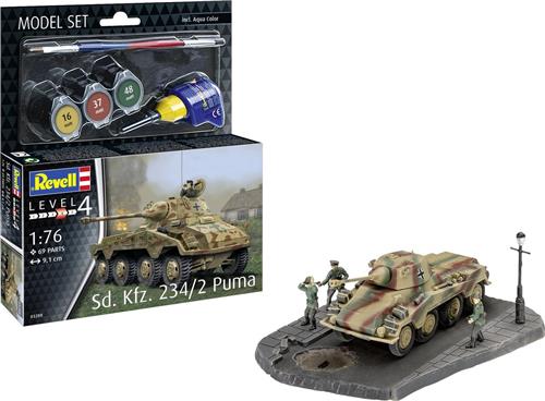 1:76 Revell 63288 Sd.Kfz. 234/2 Puma - Panzerwagen - Model Set Plastic Modelbouwpakket