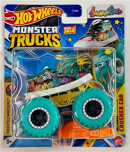 HOT WHEELS MONSTER TRUCK SNEAKERS FYJ44-125A FREESTYLE WRECKERS 10/12