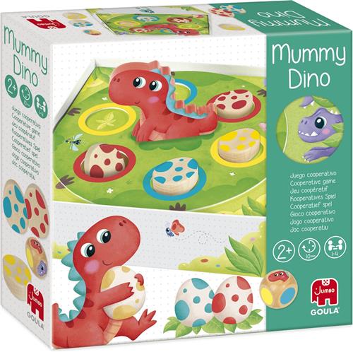 Jumbo - Goula - Mummy Dino - Houten spel voor kinderen vanaf 2 jaar