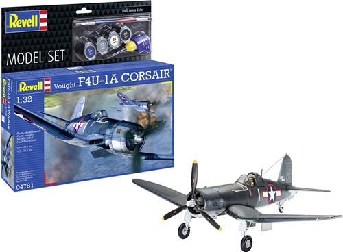 1:32 Revell 64781 Vought F4U-1A CORSAIR - Propeller Vliegtuig - Model Set Plastic Modelbouwpakket