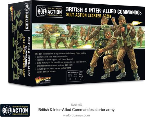 British & Inter-Allied Commandos Starter Army