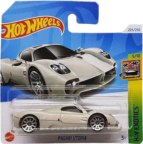 HOT WHEELS PAGANI UTOPIA HRY83-N521 SILVER GREY 205/250 1:64 HW EXOTICS 5/10