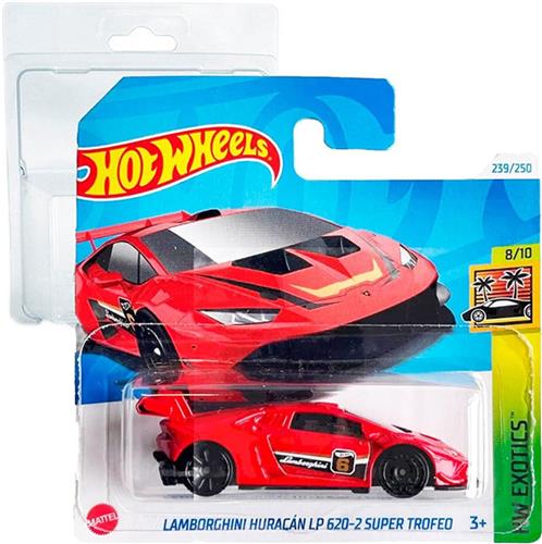 HOT WHEELS HTC25 LAMBORGHINI HURACÁN LP 620-2 SUPER TROFEO 6 239 RACING RED 1:64 HW EXOTICS 8/10