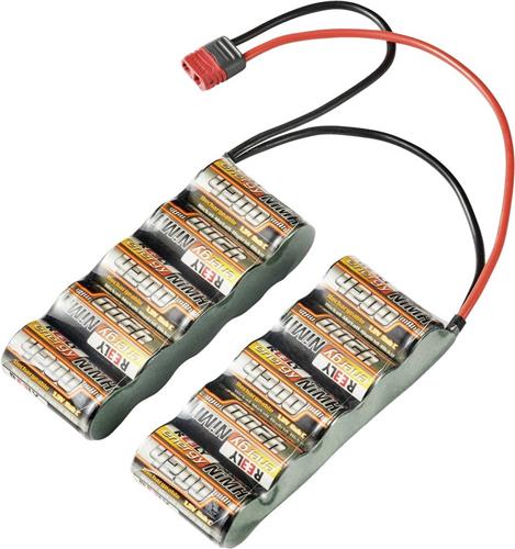 Reely NiMH accupack 12 V 4200 mAh Aantal cellen: 10 Side by Side T-stekkersysteem