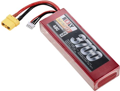 Reely LiPo accupack 11.1 V 3700 mAh Aantal cellen: 3 40 C Hardcase XT90