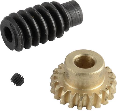 Reely Messing, Staal Wormwielset Soort module: 0.75 Aantal tanden: 40