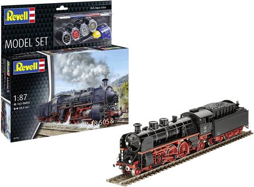 1:87 Revell 62167 Baureihe 18 505 & Tender 2'3' T 38 - Stoomlocomotief - Model Set Plastic Modelbouwpakket