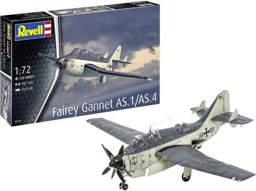 1:72 Revell 03775 Fairey Gannet AS.1/AS.4 - Propeller Vliegtuig Plastic Modelbouwpakket