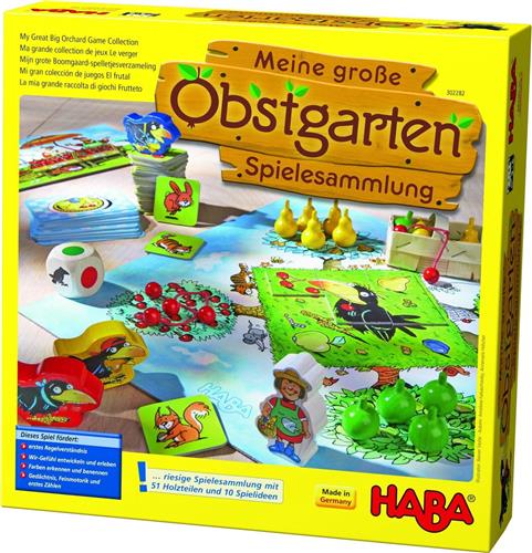 HABA Spiel - Meine grobe Obstgarten - Spielesammlung (Duits)