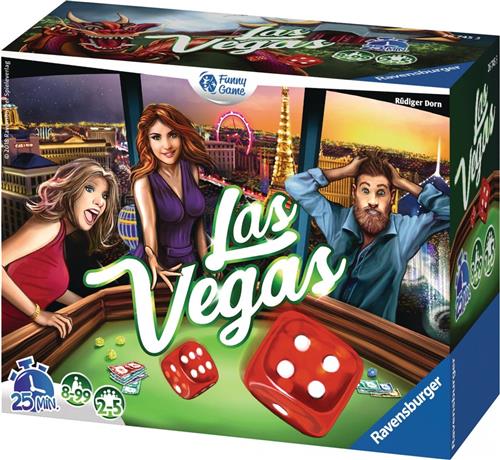 RAVENSBURGER Las Vegas bordspel en sfeer