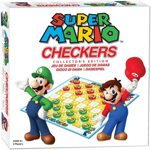 Goliath Super Mario Checkers - Damspel - Funko Games - Denkspel - Strategiespel